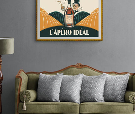 affiche vintage alcool