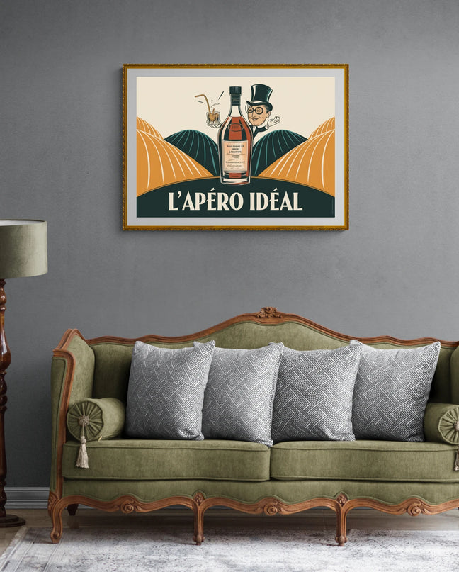 affiche vintage alcool