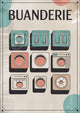 Affiche Machines à laver Vintage Rétro Buanderie