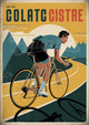 Affiche cyclisme vintage route de montagne