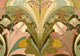 Affiche Art Nouveau motifs floraux symétriques