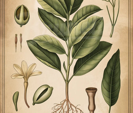 affiche plantes vintage