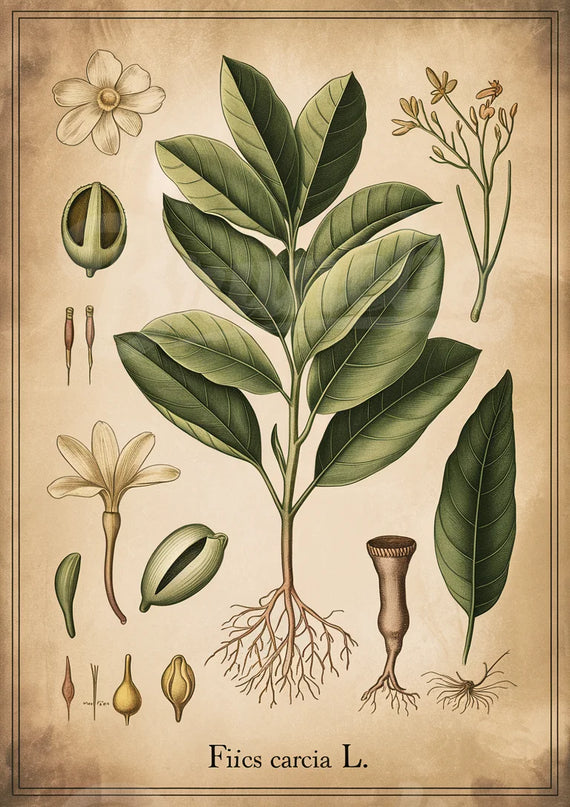 affiche plantes vintage