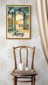 Affiche Nancy Art déco portail monumental