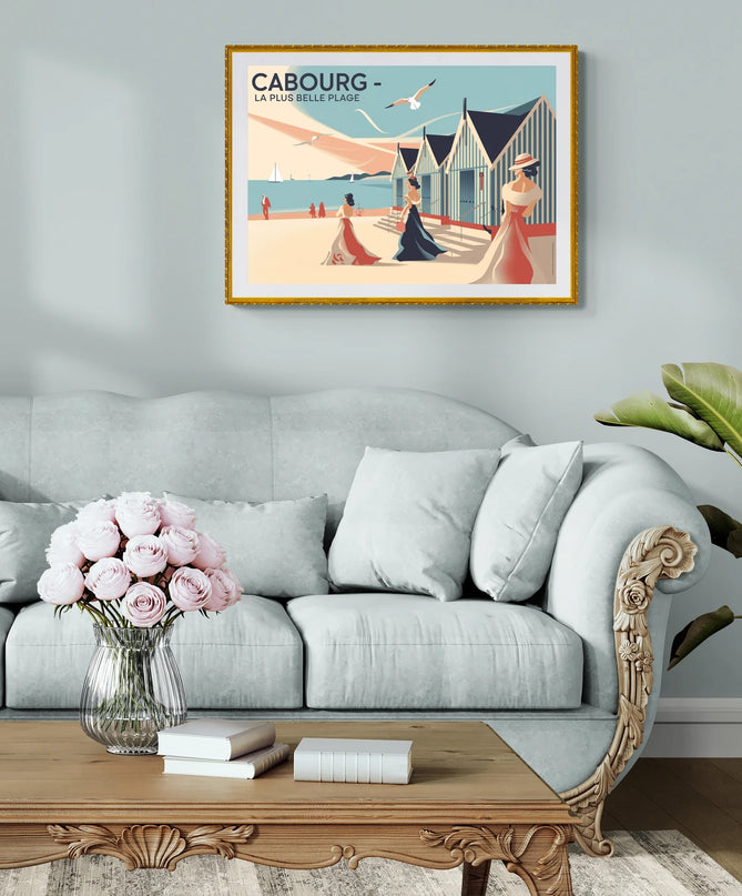 affiche vintage cabourg