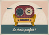 Affiche radio rétro années 1950 Le choix parfait