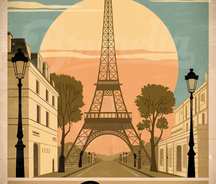 affiche ville paris
