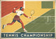 Affiche Championnat de Tennis style Art déco