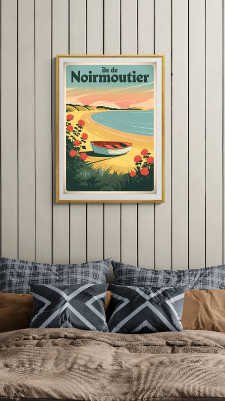 affiche noirmoutier vintage
