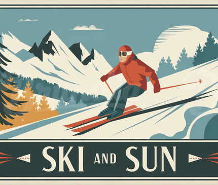 poster ski vintage