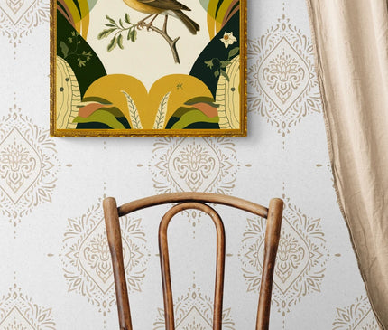 affiche oiseau vintage