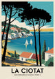 Affiche La Ciotat station balnéaire méditerranéenne