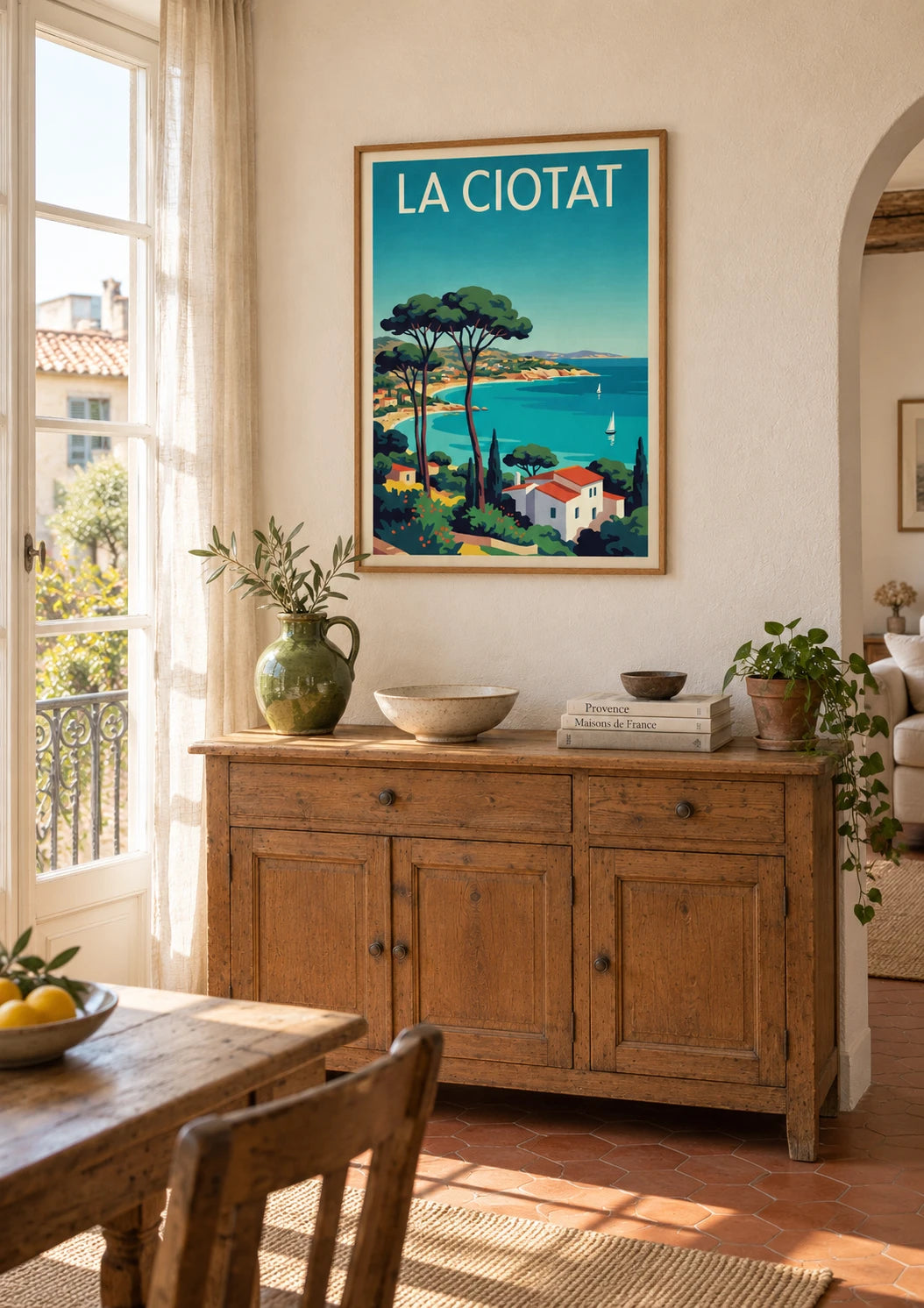Affiche La Ciotat station balnéaire méditerranéenne, A2, vue éloignée