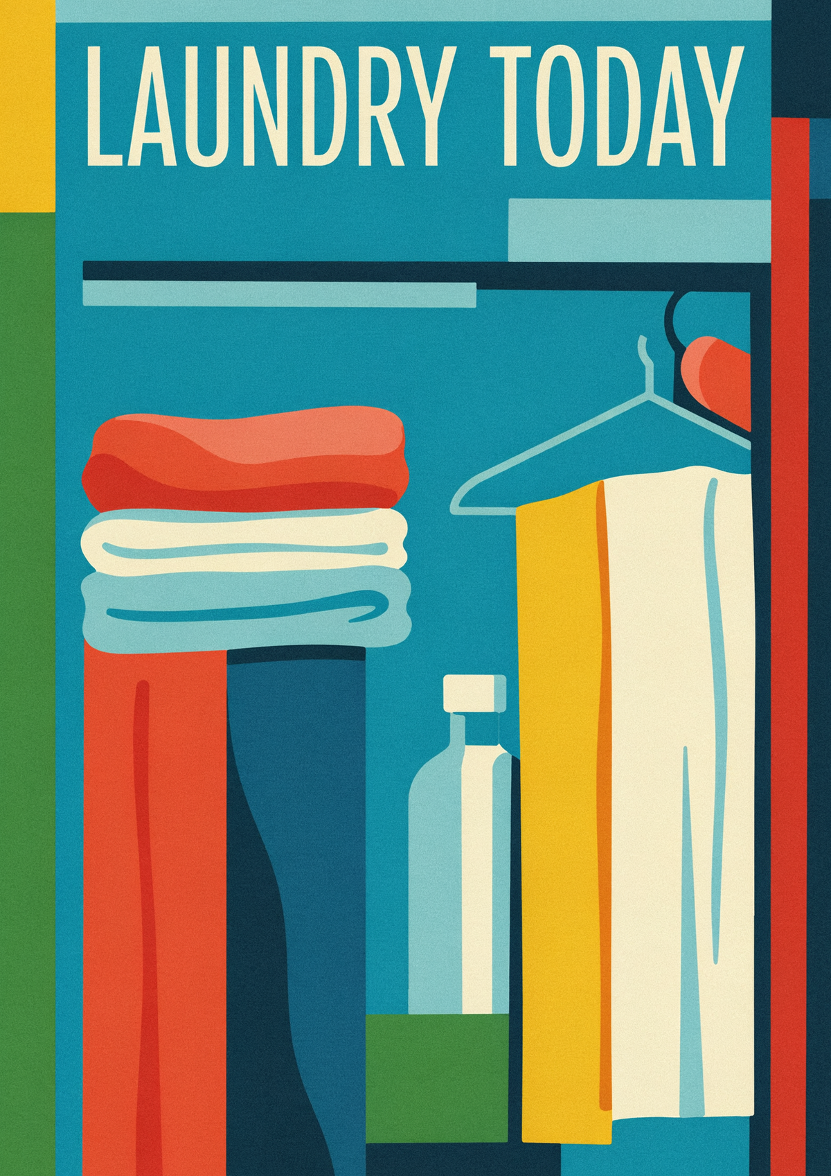 Affiche buanderie Laundry Today or Naked Tomorrow