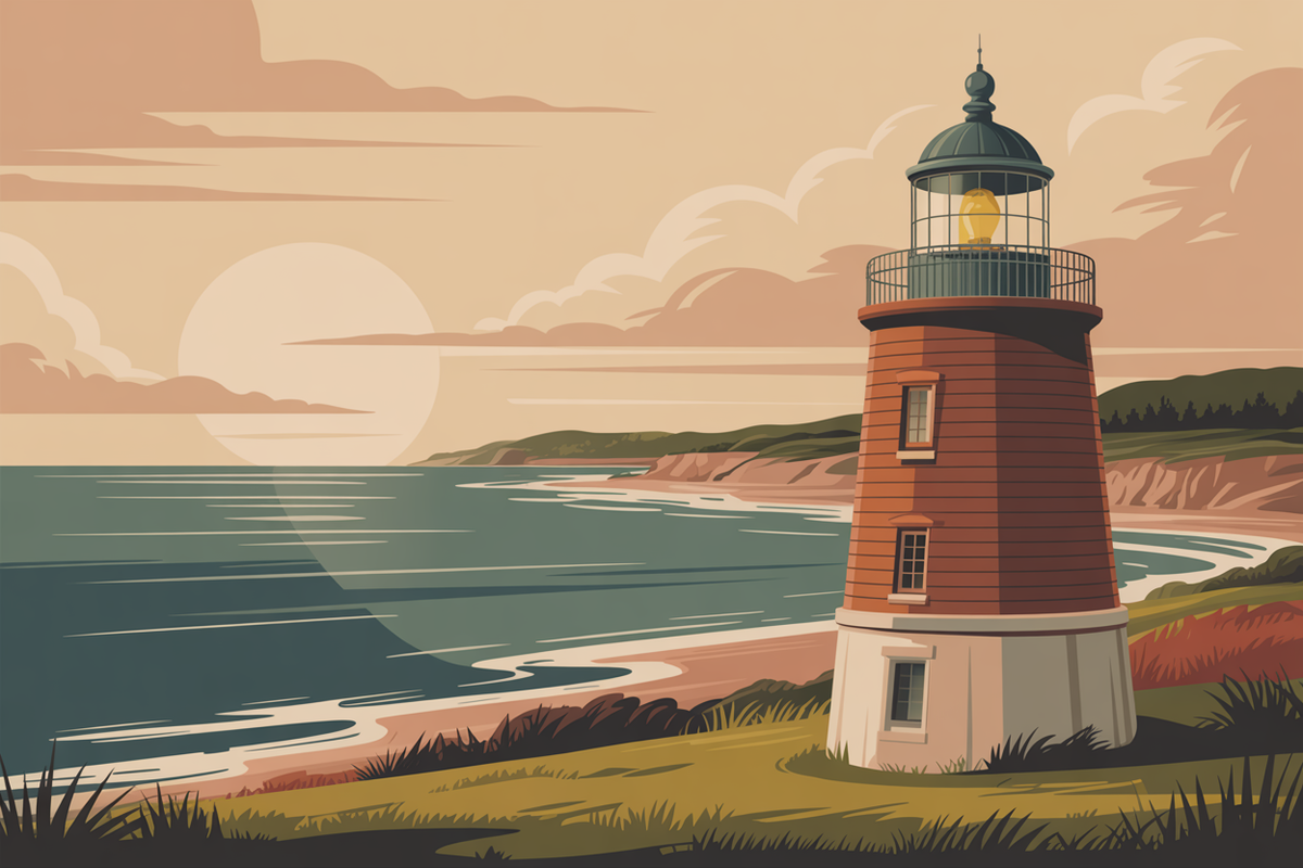 Illustration bord de mer