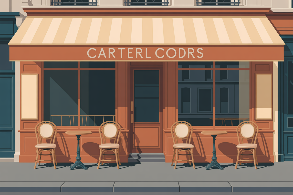 Illustration cafe