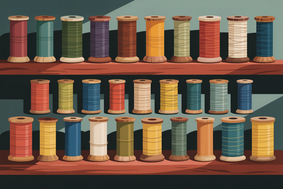 Illustration couture vintage