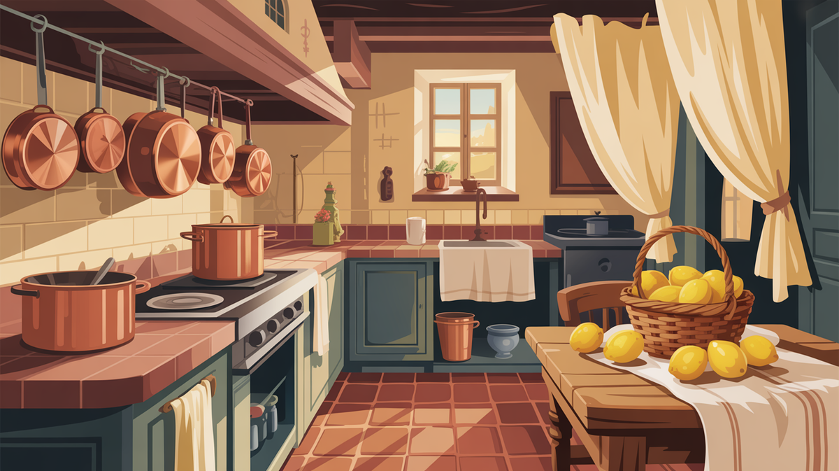 Illustration vintage cuisine