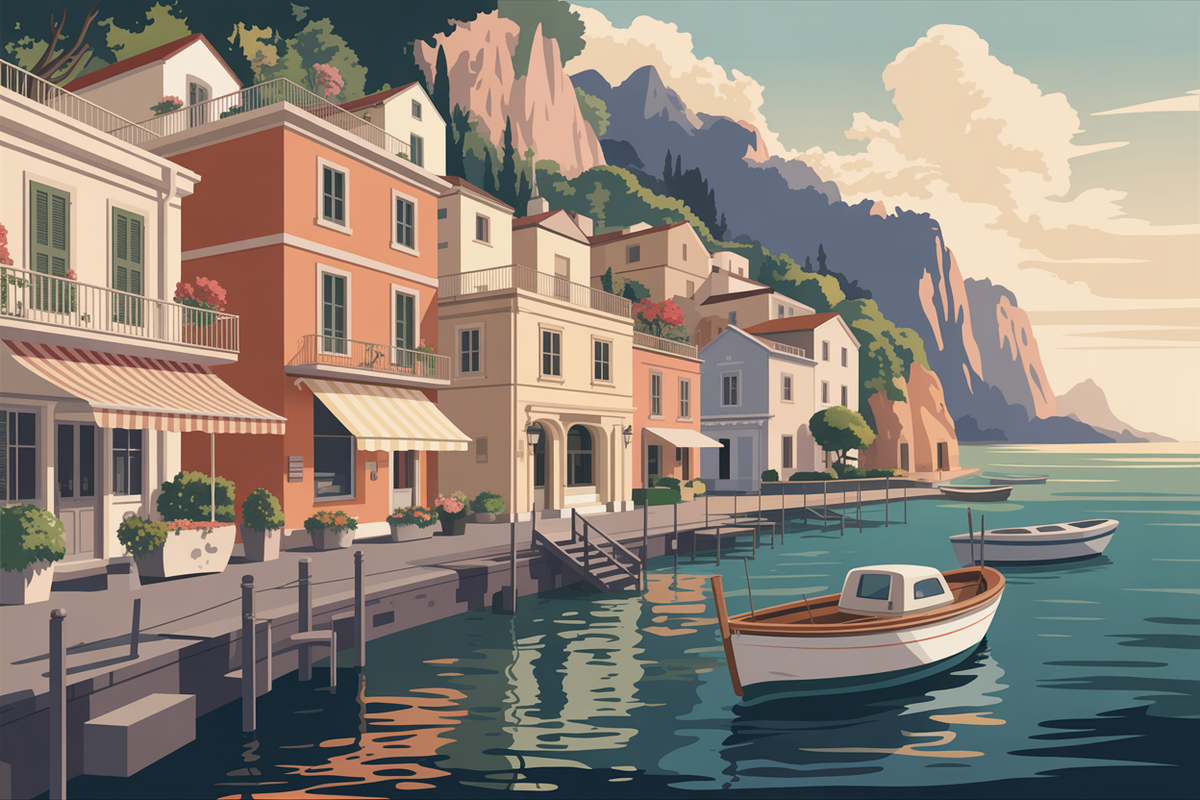 Illustration dolce vita