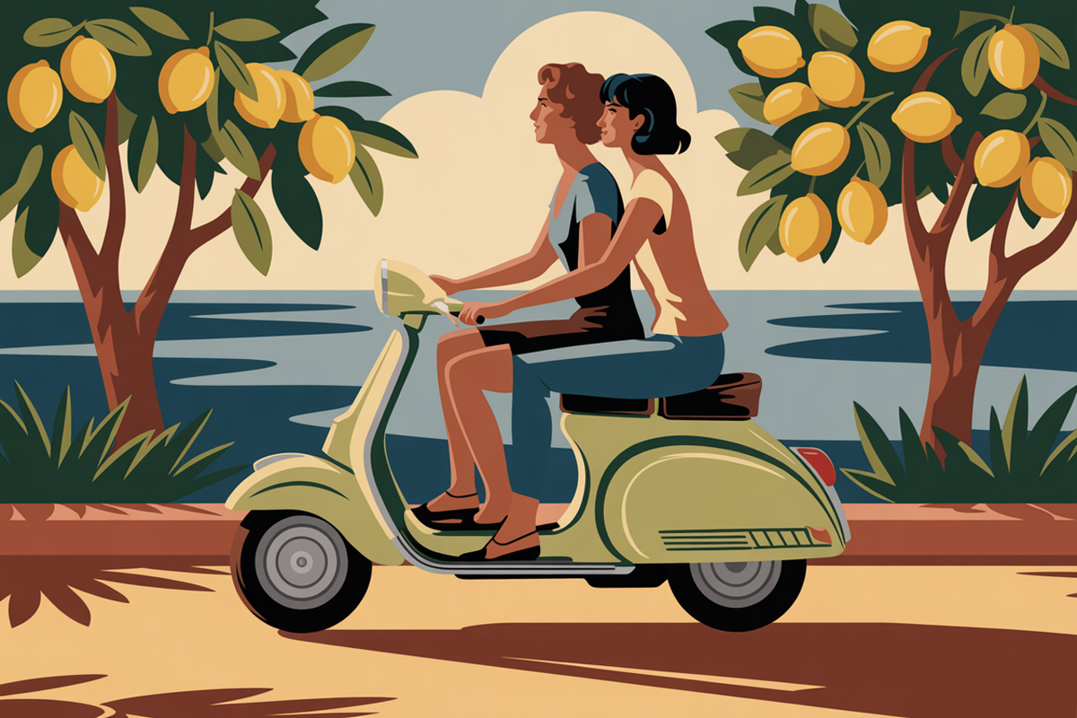 Illustration dolce vita