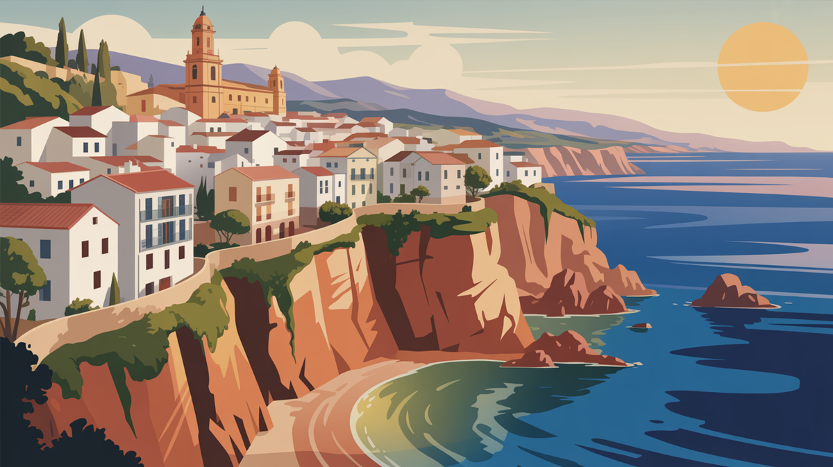Illustration vintage espagne