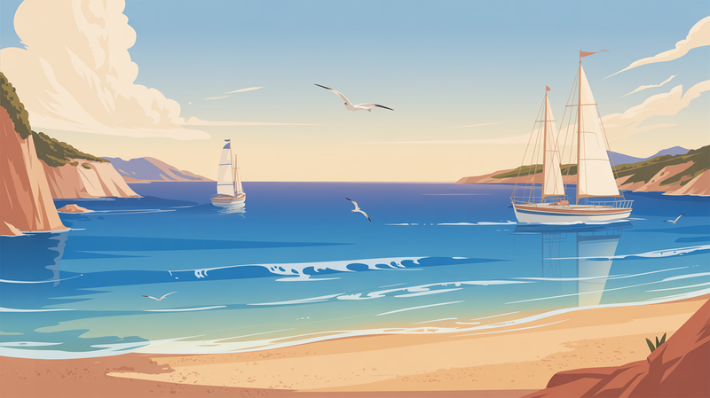Affiches Mer vintage