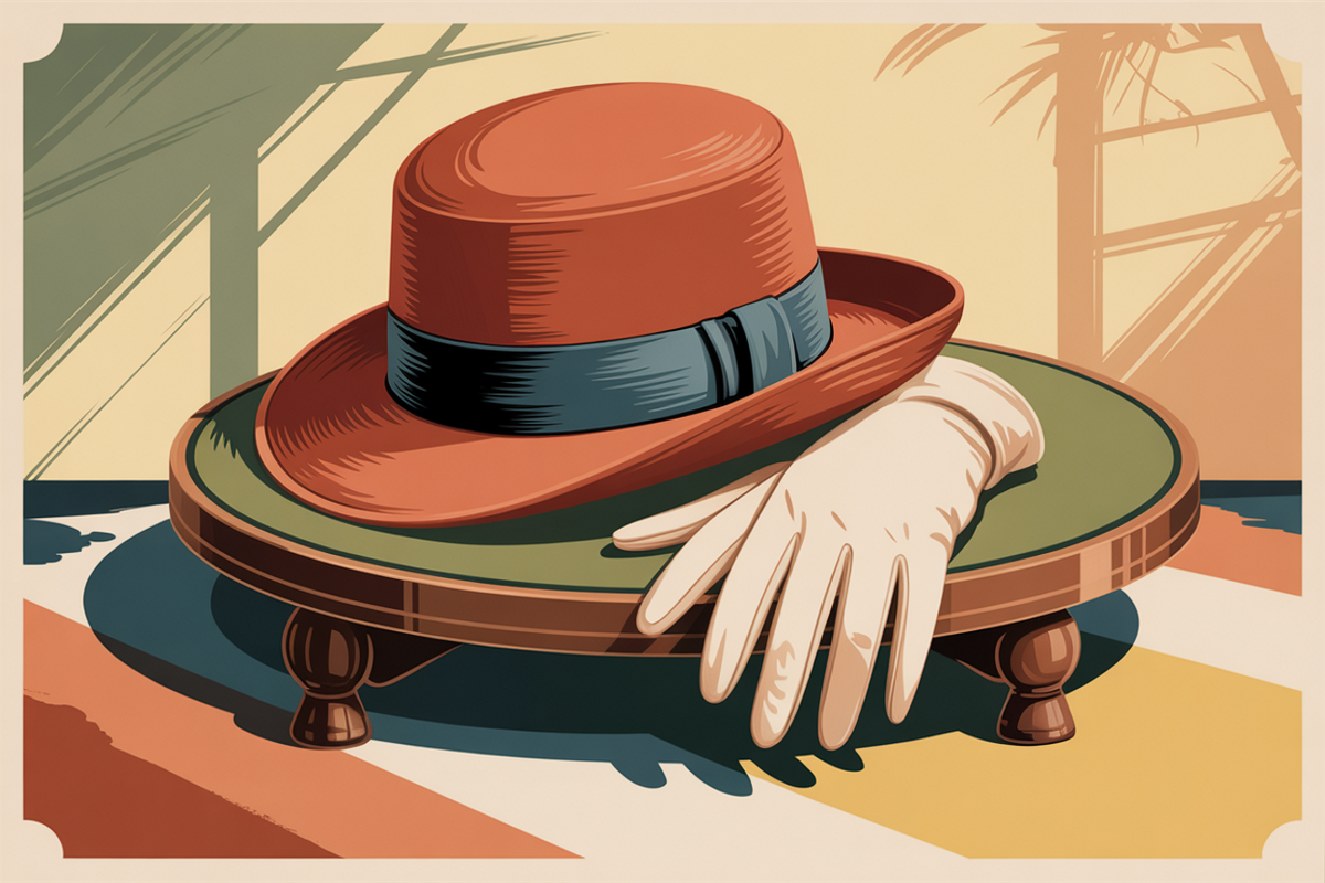 Illustration mode vintage