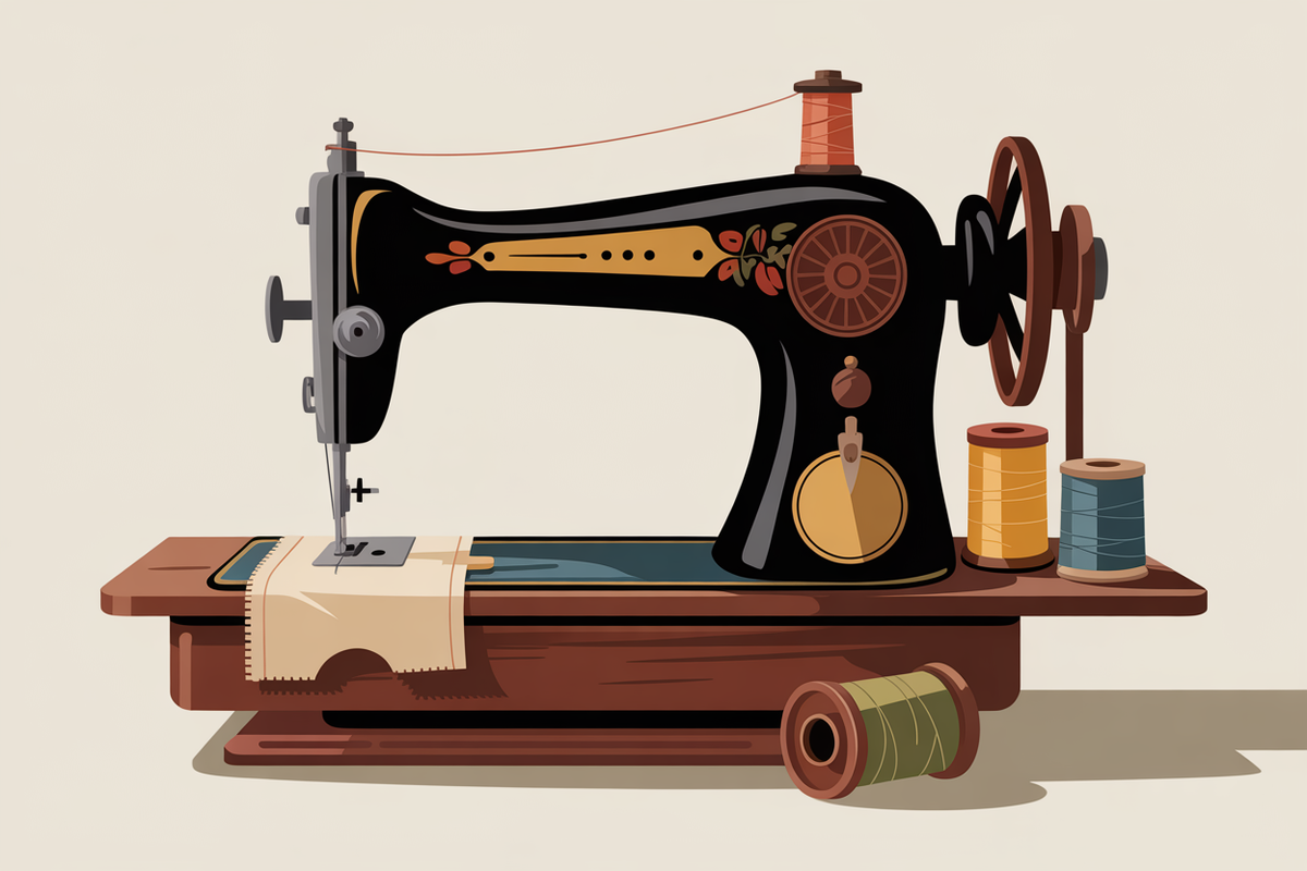 Illustration mode vintage