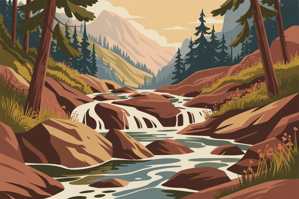 Illustration montagne