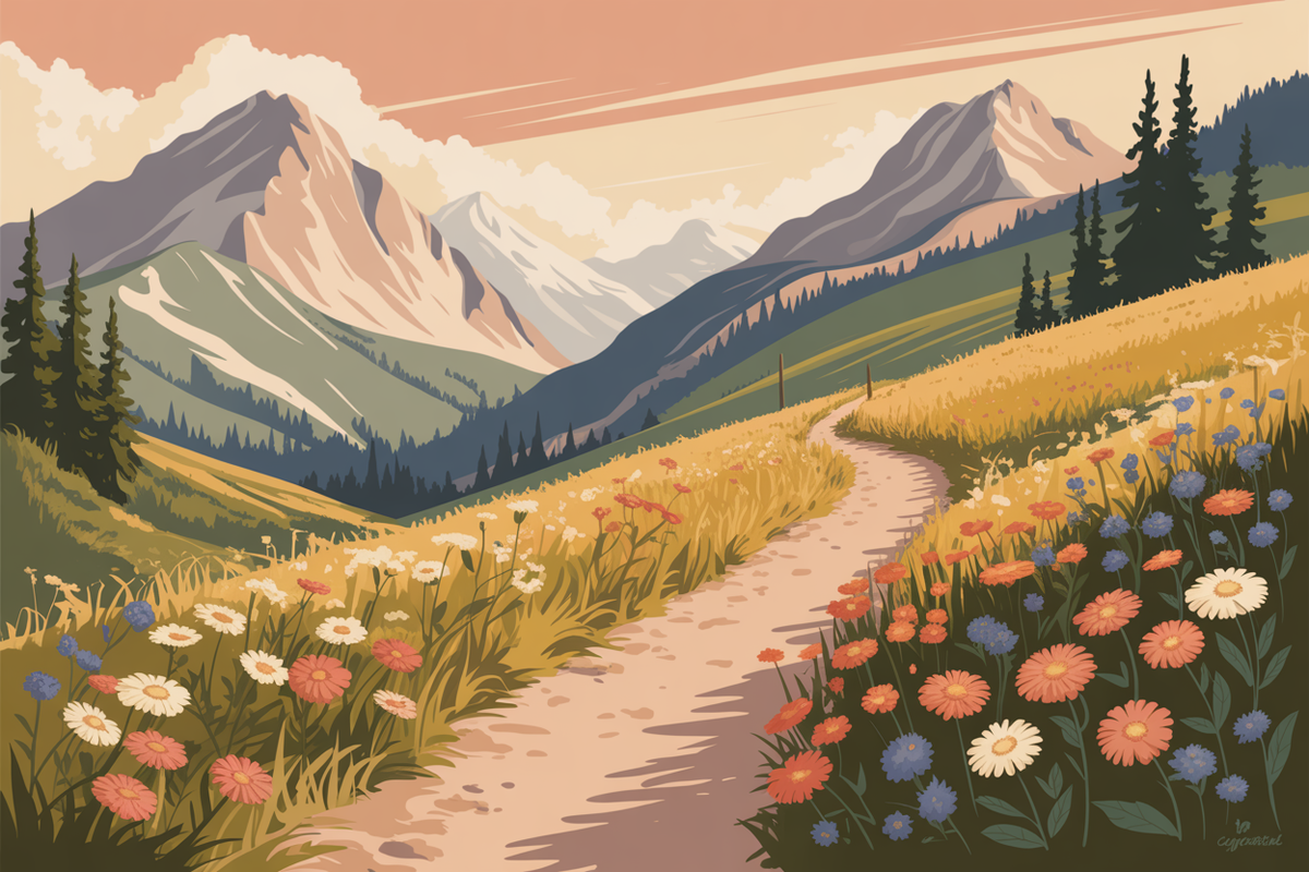 Illustration montagne