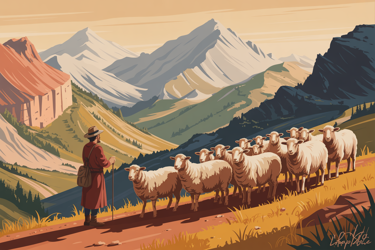 Illustration pyrenees