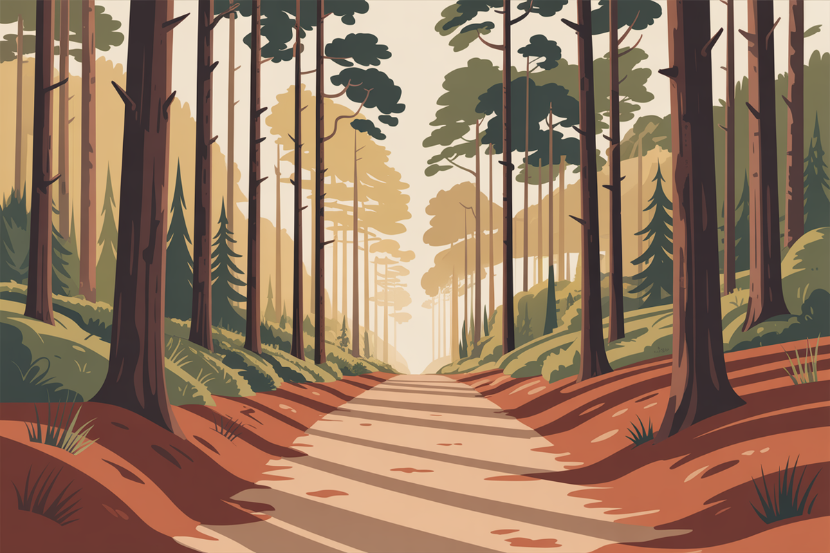 Illustration randonnee