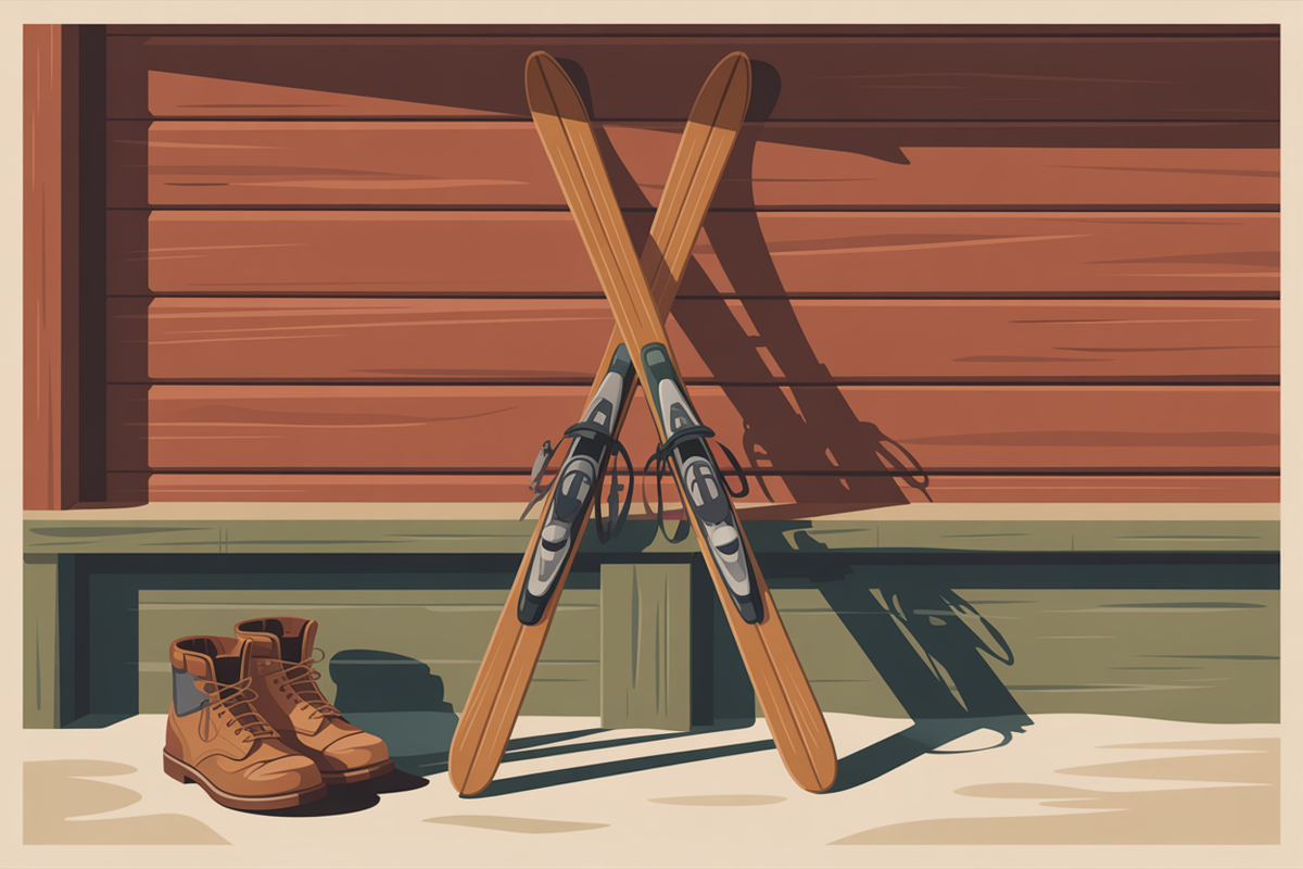 Illustration ski