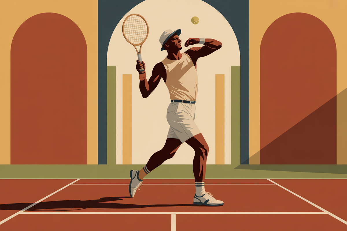 Illustration tennis
