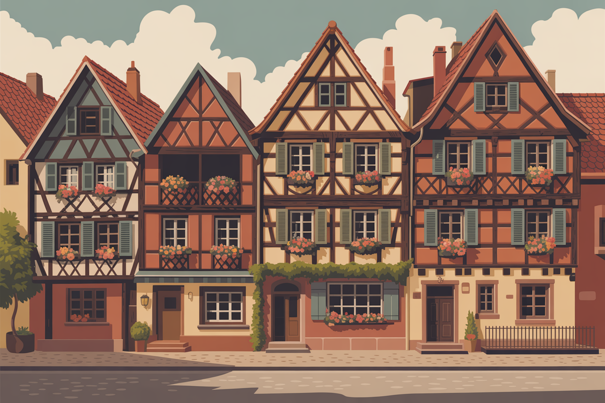 Illustration villes de france