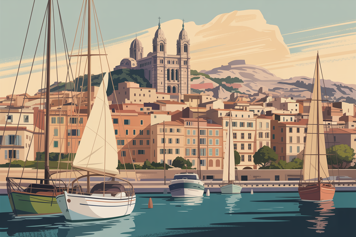 Illustration villes de france