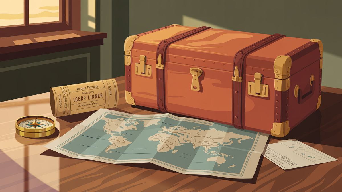 Illustration vintage voyage