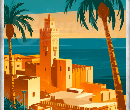 affiche vintage algerie