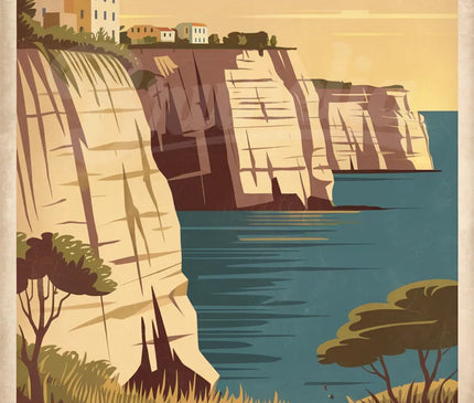affiche vintage bonifacio