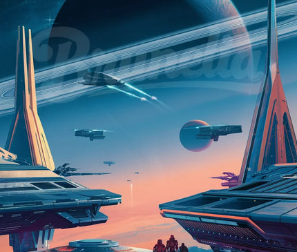 affiche retro futuriste 2