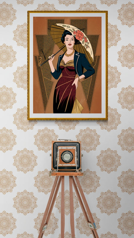 affiche vintage femme 2
