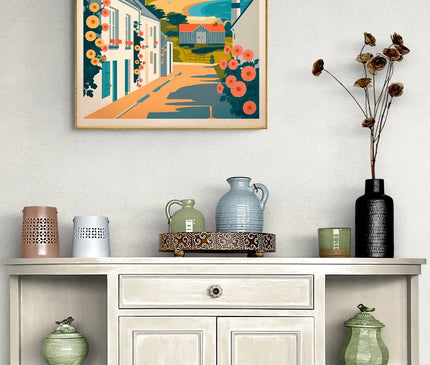 affiche vintage noirmoutier