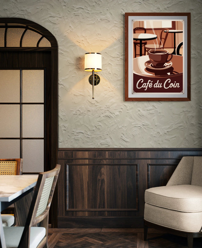 Affiche comptoir bistrot vintage