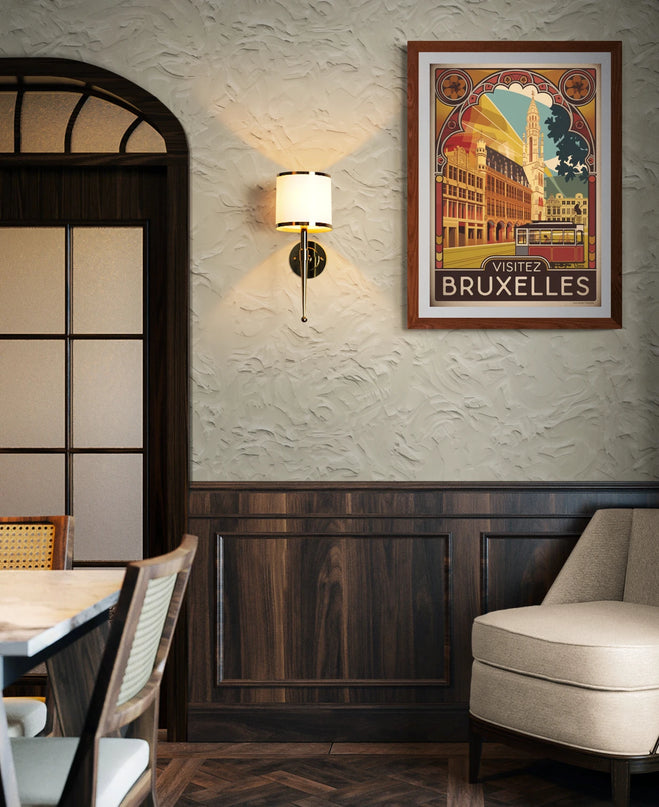 affiche bruxelles vintage