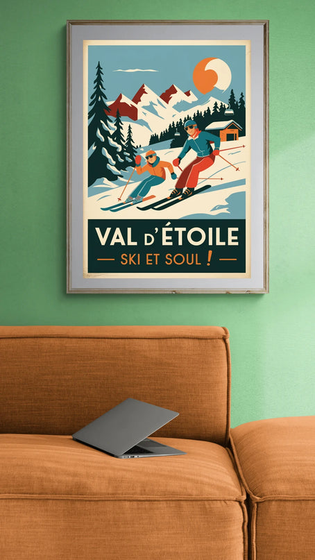 affiche ancienne station de ski