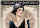 Affiche élégance femme parfum Art Déco 1920