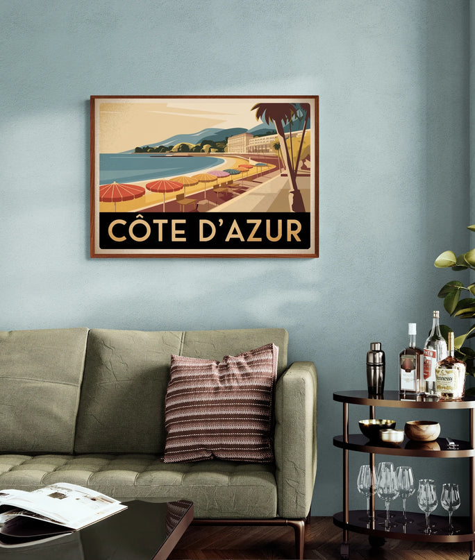 affiche vintage pays
