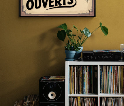 affiche vintage wc