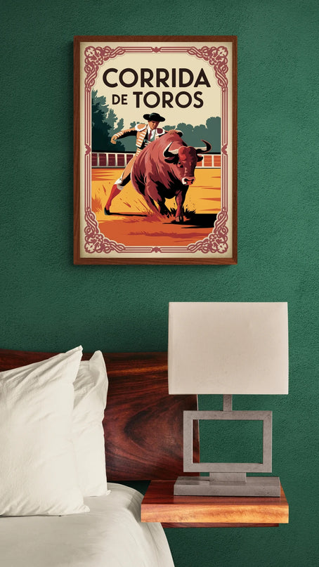 affiche corrida vintage