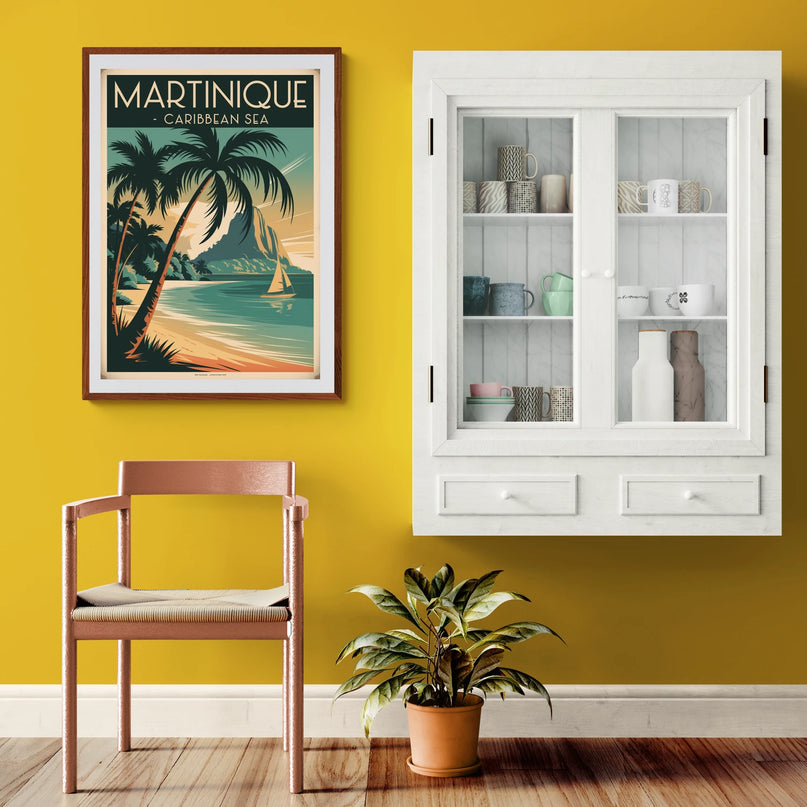 affiche martinique vintage